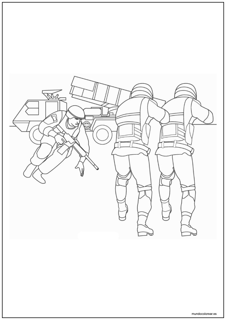 Dibujo De Soldados Para Imprimir 32