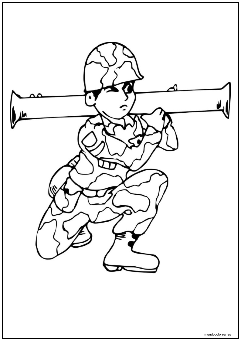 Dibujo De Soldados Para Imprimir 33