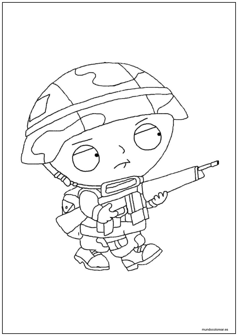 Dibujo De Soldados Para Imprimir 34