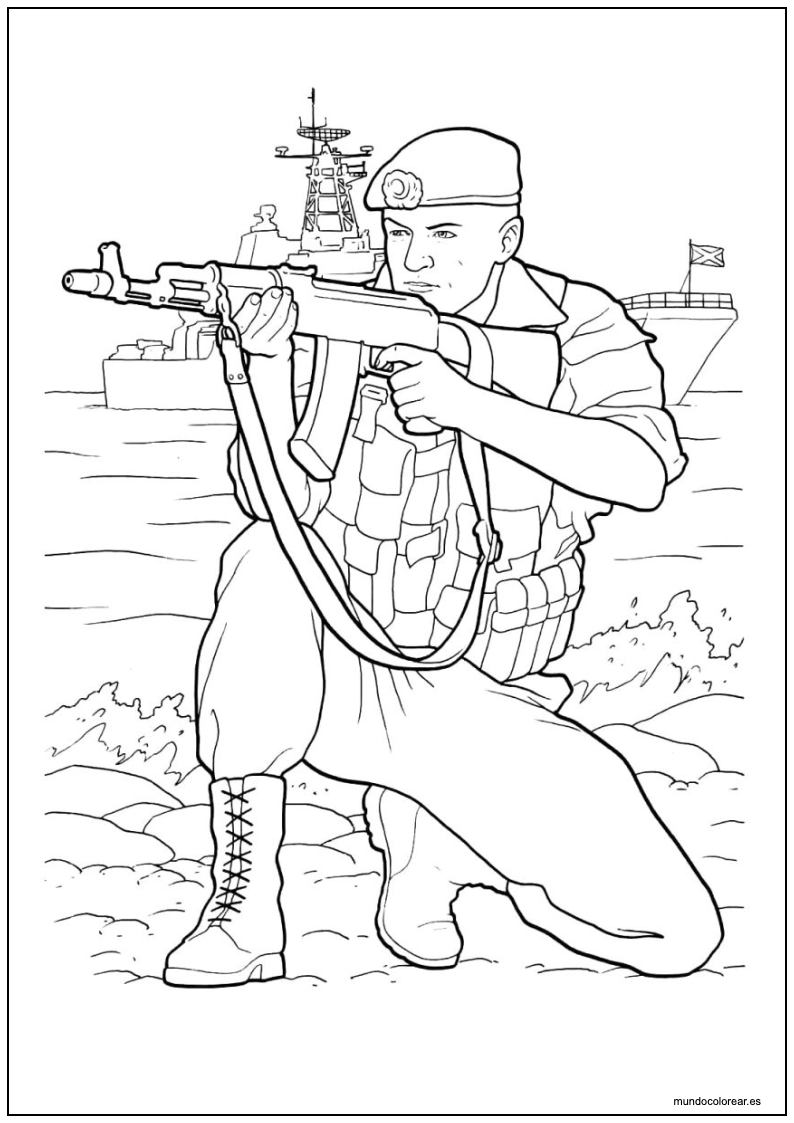 Dibujo De Soldados Para Imprimir 35
