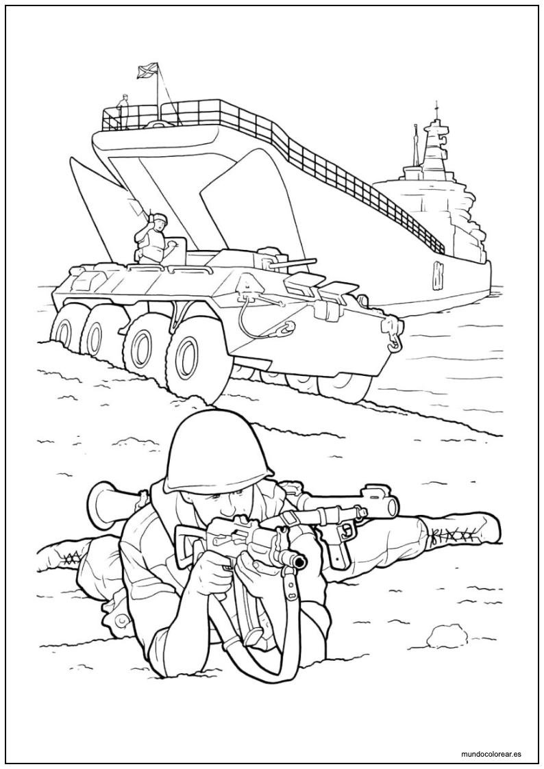 Dibujo De Soldados Para Imprimir 36
