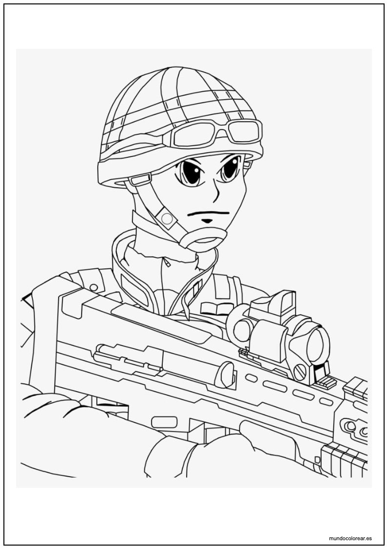 Dibujo De Soldados Para Imprimir 9