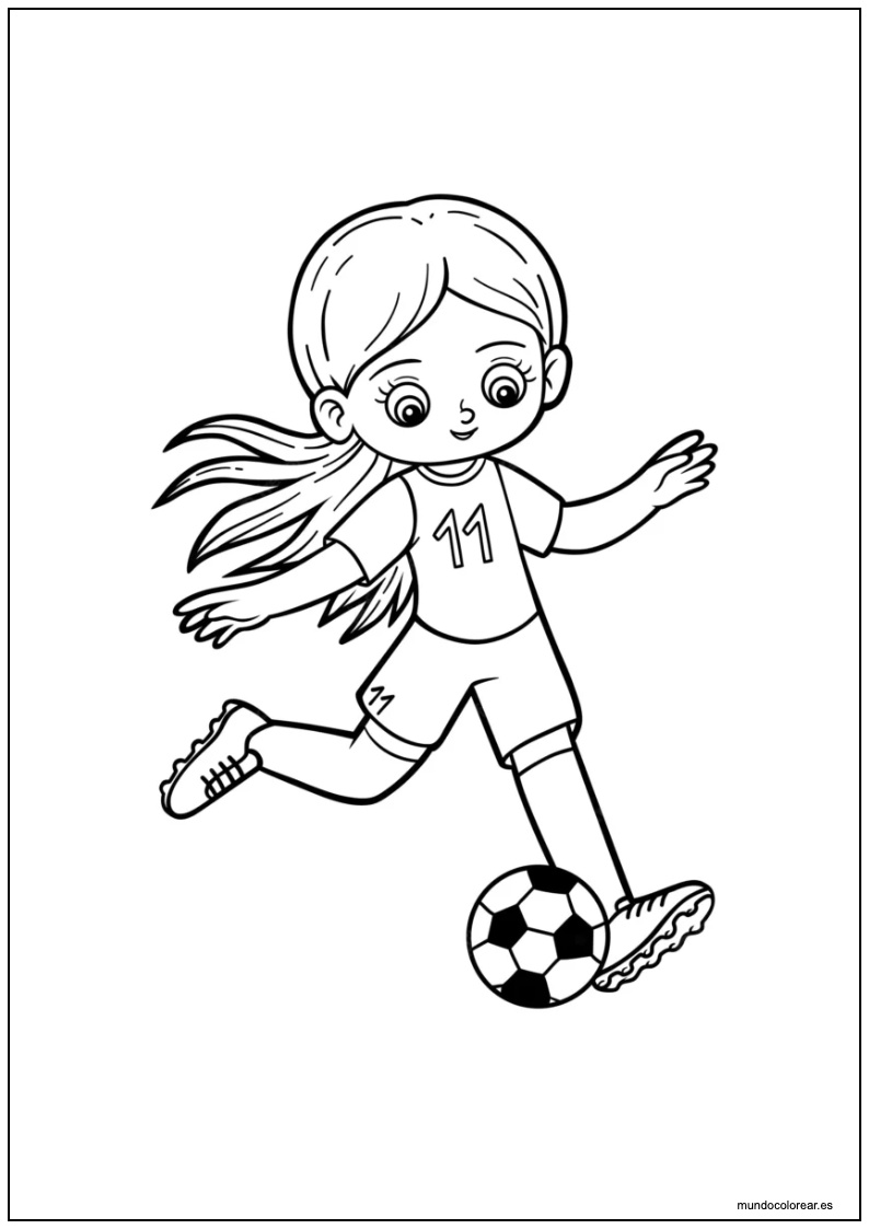 Dibujo Fútbol Para Imprimir 12