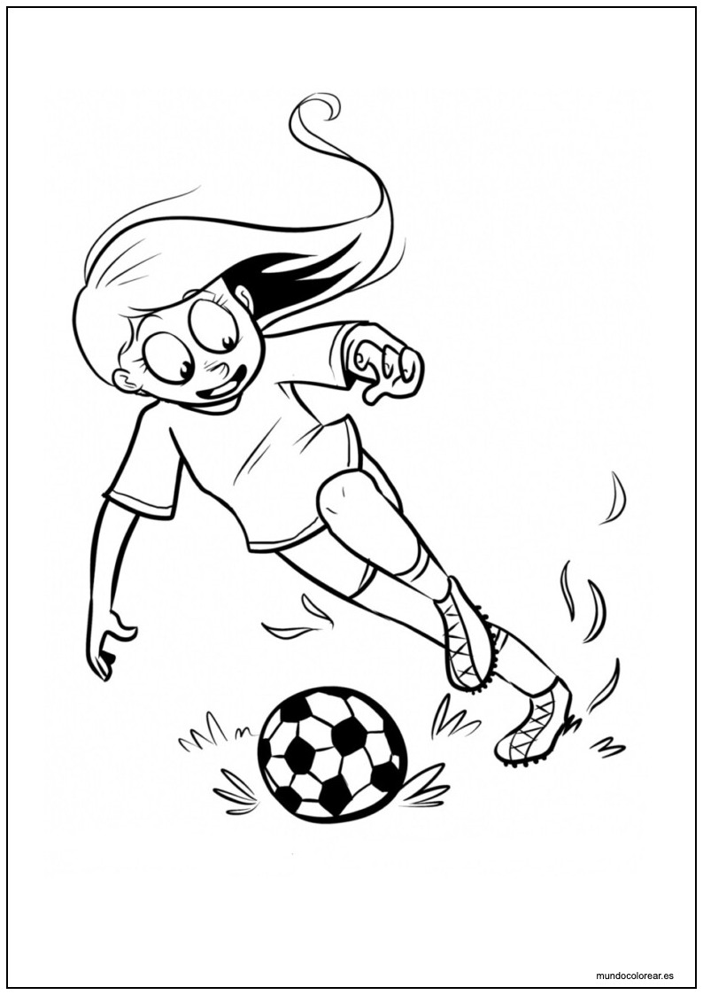 Dibujo Fútbol Para Imprimir 16
