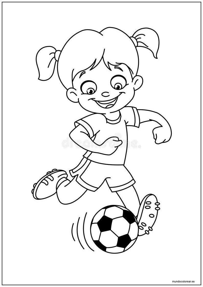 Dibujo Fútbol Para Imprimir 17