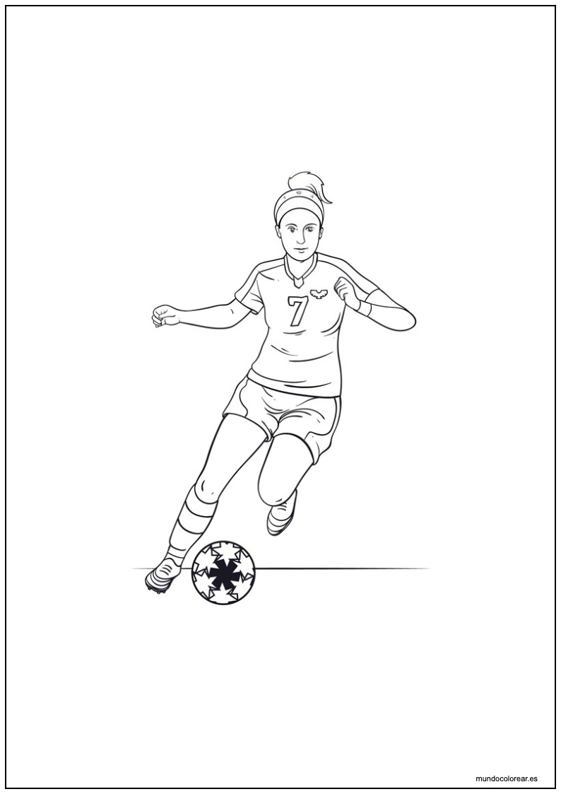 Dibujo Fútbol Para Imprimir 19