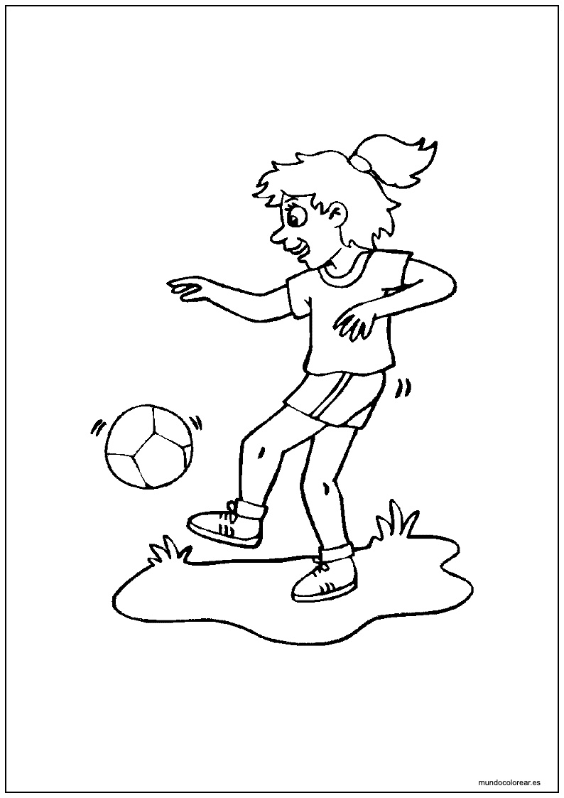 Dibujo Fútbol Para Imprimir 5