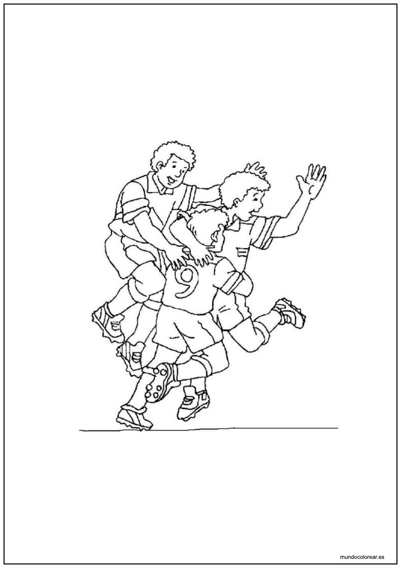Dibujo Fútbol Para Imprimir 6