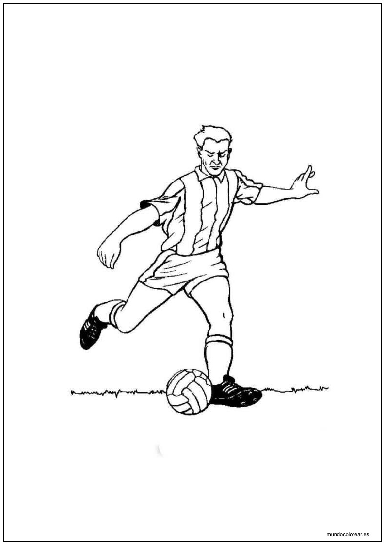 Dibujo Fútbol Para Imprimir 7